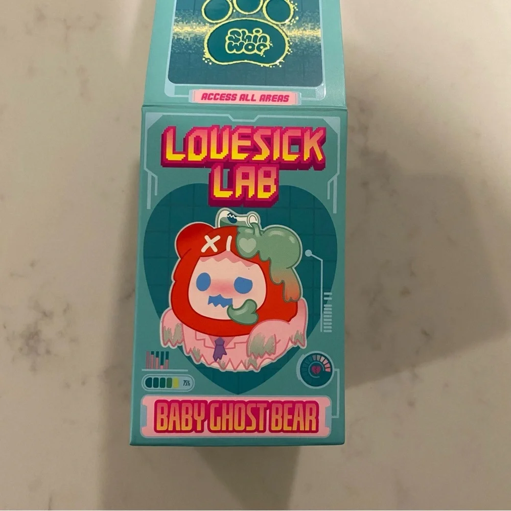 NWT - Love Starved Figure from the Lovesick Lab Baby Ghost Bear Series